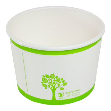 Image of COM: Bowl Paper Soup 8 oz. Tree Design - 1 x 1000 Units